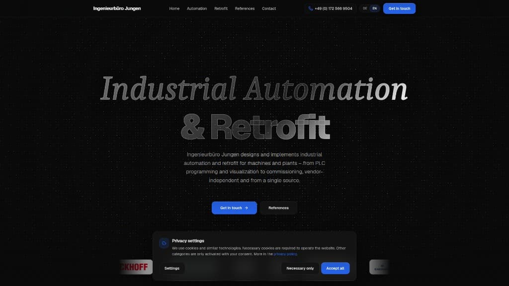 Ingenieurbüro Jungen – Website-Projekt von EvgLab
