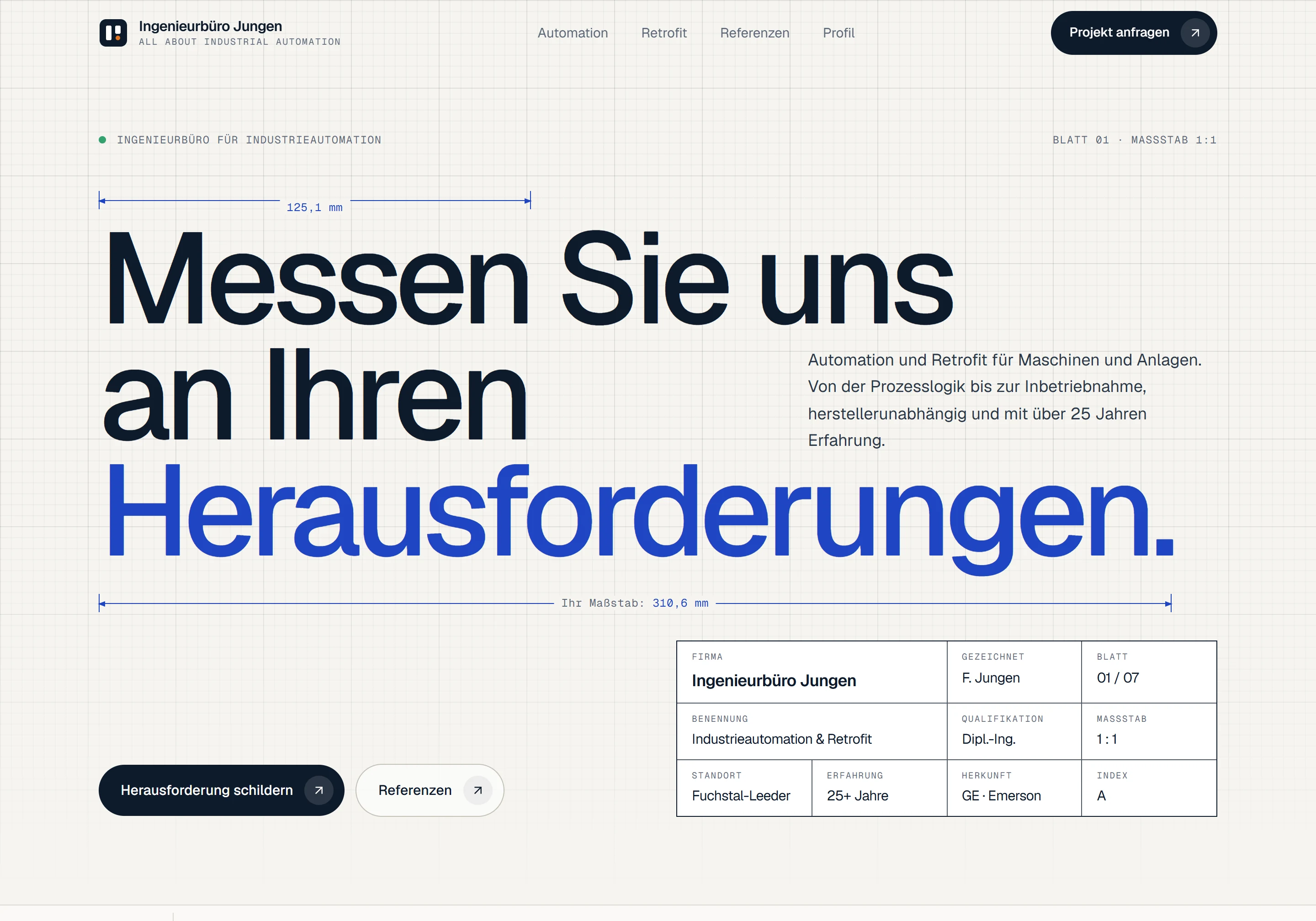 Ingenieurbüro Jungen – Website-Projekt von EvGlab